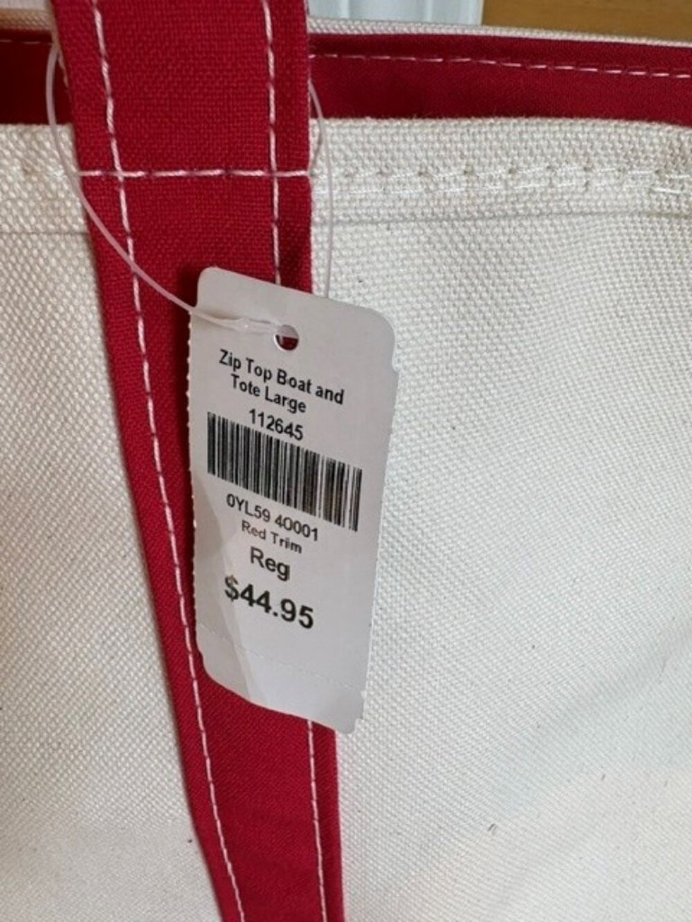 LL Bean Boat Tote - Picture 4 of 4